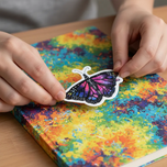 Amethyst Butterfly Sticker