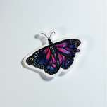 Amethyst Butterfly Sticker
