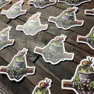 Frog and Snail Sticker