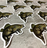 Bass Fish Sticker