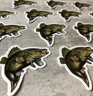 Bass Fish Sticker